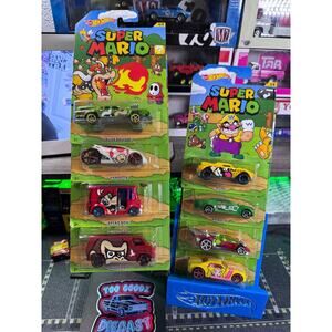 Hot Wheels 2016 Super Mario set of 8 Walmart exclusive